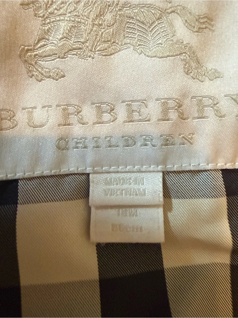 Burberry quilted puffer